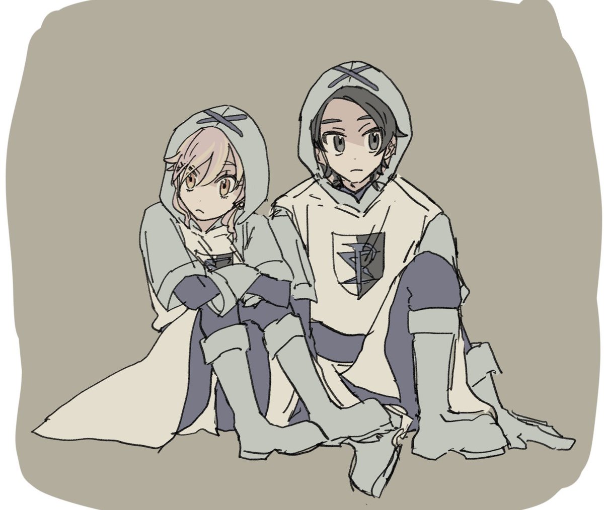 元？？？団

⚠️自己満夢絵
⚠️自機主顔有り、台詞有り