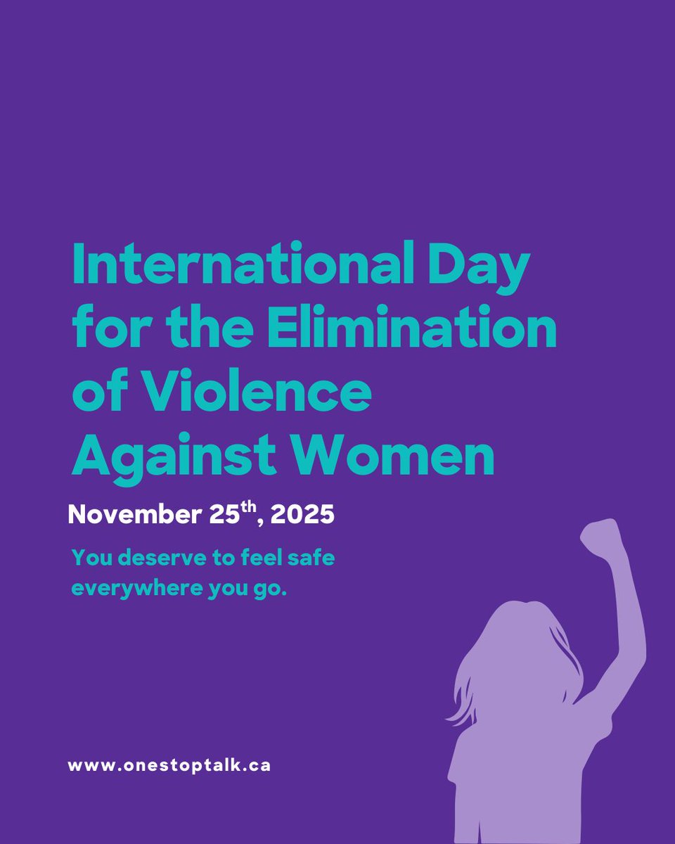 No one should ever have to feel unsafe to be themselves.

If you or someone you know is experiencing or witnessing violence, #OneStopTalk can connect you with a therapist who will listen and help you find support. Visit onestoptalk.ca or call 1-855-416-8255(TALK) today.