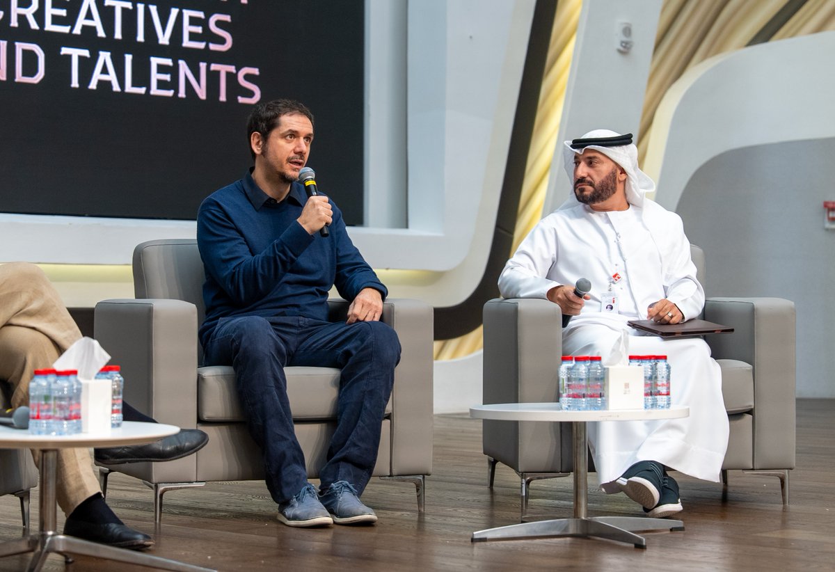 mbrlae's tweet image. The #MohammedBinRashidLibrary hosts the La Dolce Via Festival, bringing together the Emirati and Italian talents for a unique film experience and creating an atmosphere rich in cinematic dialogue. This festival promotes the exchange of expertise among filmmakers and offers…