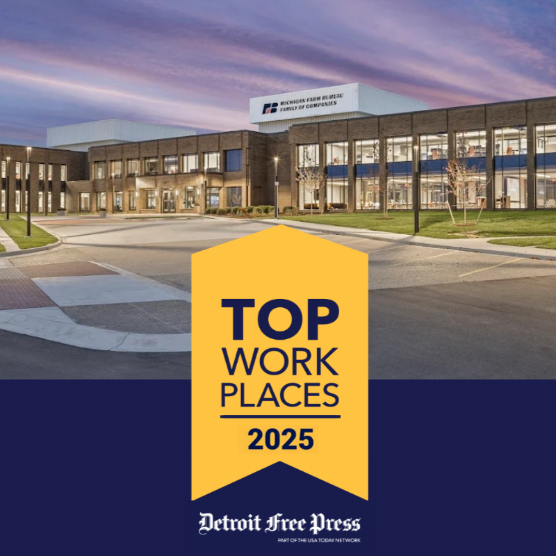 📰NEWS: Farm Bureau Insurance of Michigan recognized by the Detroit Free Press as a Top 10 workplace for the 3rd consecutive year🏆
MORE: michfb.com/about/news-med…