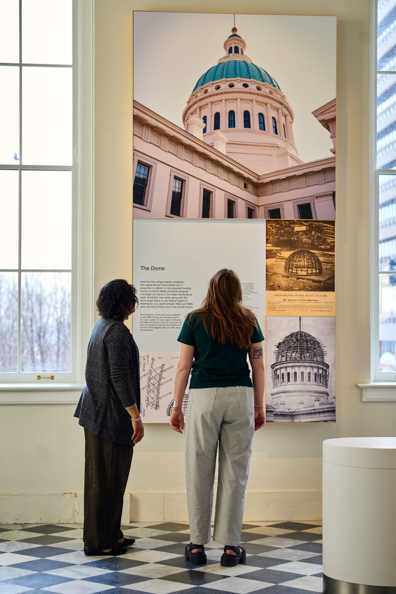 GatewayArchSTL's tweet image. Looking for an indoor activity with family and friends this Thanksgiving week?

My newly renovated Old Courthouse is warm (thanks to the recently upgraded heating and ventilation systems) and totally free! It&apos;s the perfect place to learn some of the most important stories in St.…