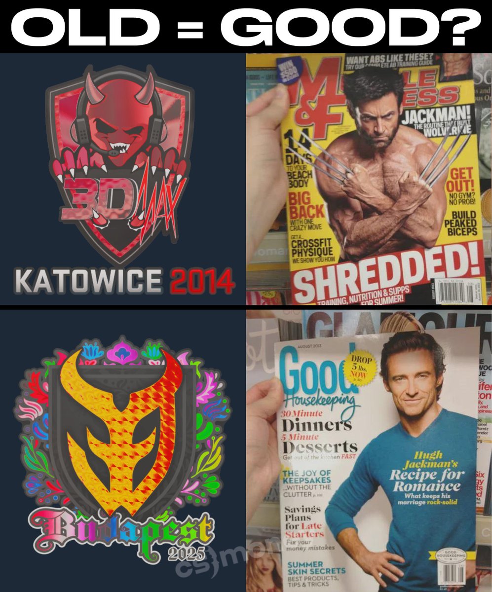 csmoneytrade's tweet image. Old logos had AURA. New ones just don’t hit the same. Agree? 🗿