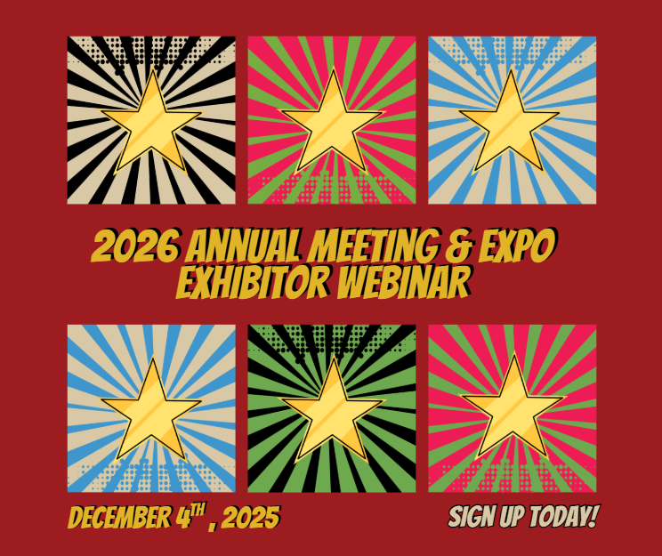 Curious about the new Expo floor and updated booth options? Register for the New Exhibitor Webinar on December 4th to get the full preview.

Click Here to Register: loom.ly/aPXxGYI