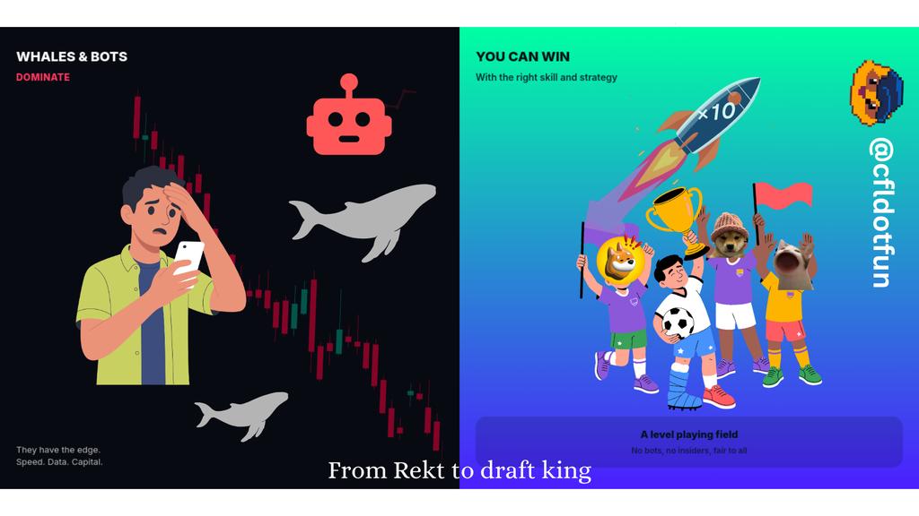 Brittney_web3's tweet photo. Wanna  earn a few sols before detty December? 

Tired of getting rekt by whales and bots while trading your SOL?

What if fantasy football had a baby with crypto trading? 🤔 

Meet @cfldotfun, a  solana powered game where your market skills = your earnings.

Let me explain 🧵 https://t.co/6bvQuGY1C3