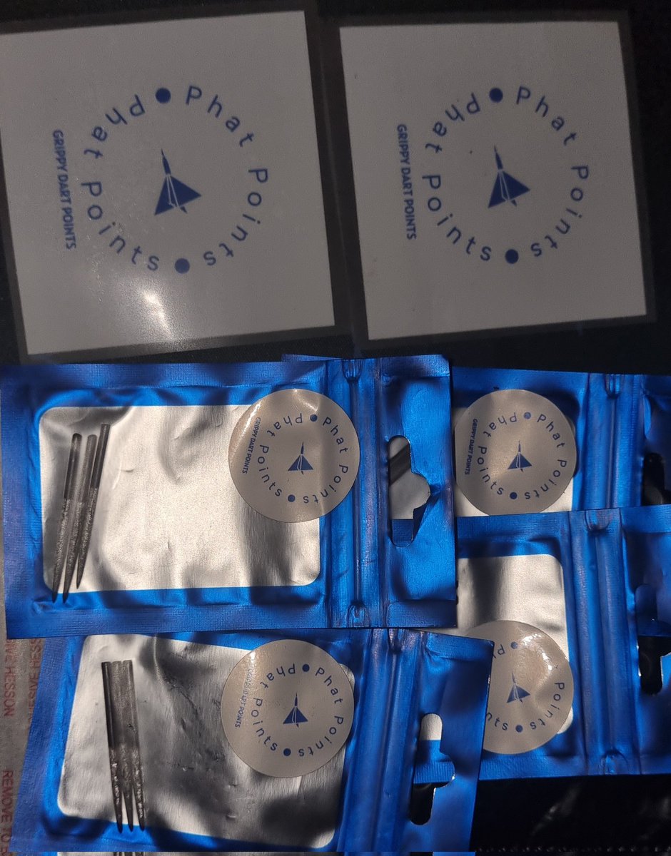 A little care package sent to Phil Lees ahead of the World Para Darts Classic and Masters at the Lakesiiiiiiiiiiiide ( <a href="/LittleRichard/">Richard Ashdown</a>  ) next week.

38mm Phat Points Scuds x2
38mm Phat Points Nukes x2
Plus some shirt patches and stickers.