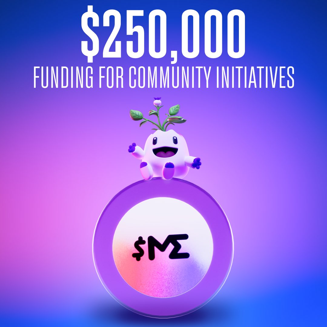MagicEdenComm's tweet image. gME 🪄

We have been running a governance program that allows people to submit proposals that the community then get to vote on. 

We have a pool of 5mil $ME &amp;amp; have currently approved $250k in funding. 

Let&apos;s take a look at some of the teams building the $ME community 👇