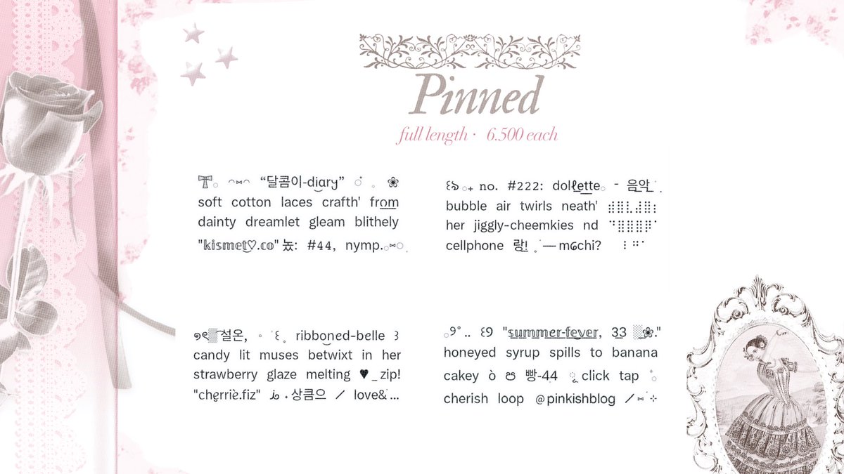 OfBonne's tweet image. ᅠ 
𓏞   :  Postage ⠀   ⠀of ⠀   ⠀Pinned 
⠀  ⠀  ⎯ tiny.cc/pinneds + ( 𝗘͟𝗽͟. 𝗩 )
ᅠ