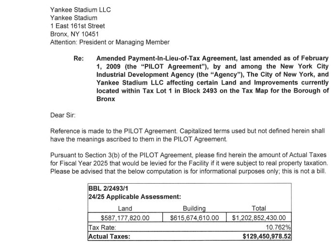 Swhit310's tweet photo. @Brry @ChrisKirschner Yup, this is the actual tax obligation they would have to pay if New Yorkers weren’t subsidizing Hal the billionaire https://t.co/ut0nqbNUv1