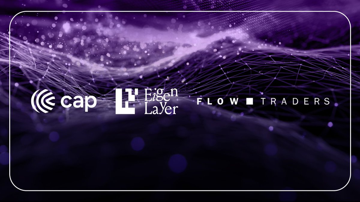 Maugie_Games's tweet image. Flow Traders Opens New Institutional Gateway to DeFi With Cap and EigenLayer
Read Here ---&amp;gt; ift.tt/U1B2XyH by: Decrypt Staff
Follow @Maugie_Games and STAY up to date!
#Crypto