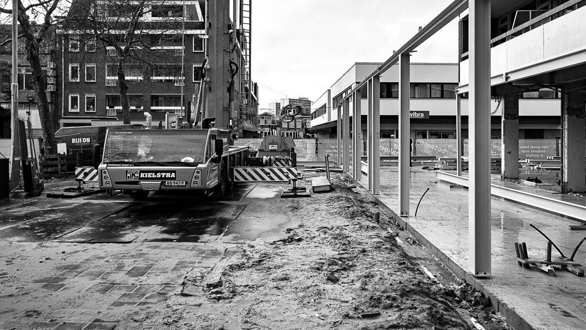 hiemstraphoto's tweet photo. Voortgang nieuwbouw Scapino pand Burgemeester Kuperusplein/Sieversstraat  Heerenveen📷 26 november 2025. https://t.co/aXju1pmAvB