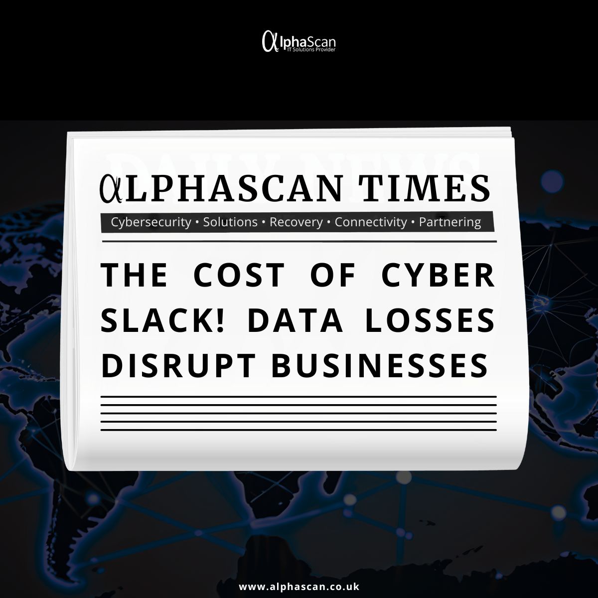 alphascanit's tweet image. Ready to make sure your business can survive the next internet outage? Get a consultation on your Disaster Recovery strategy. Visit alphascan.co.uk!

#AlphaScan #Hampshire #ChandlersFord #Winchester #Southampton #DisasterRecovery #DataBackup #ITServices