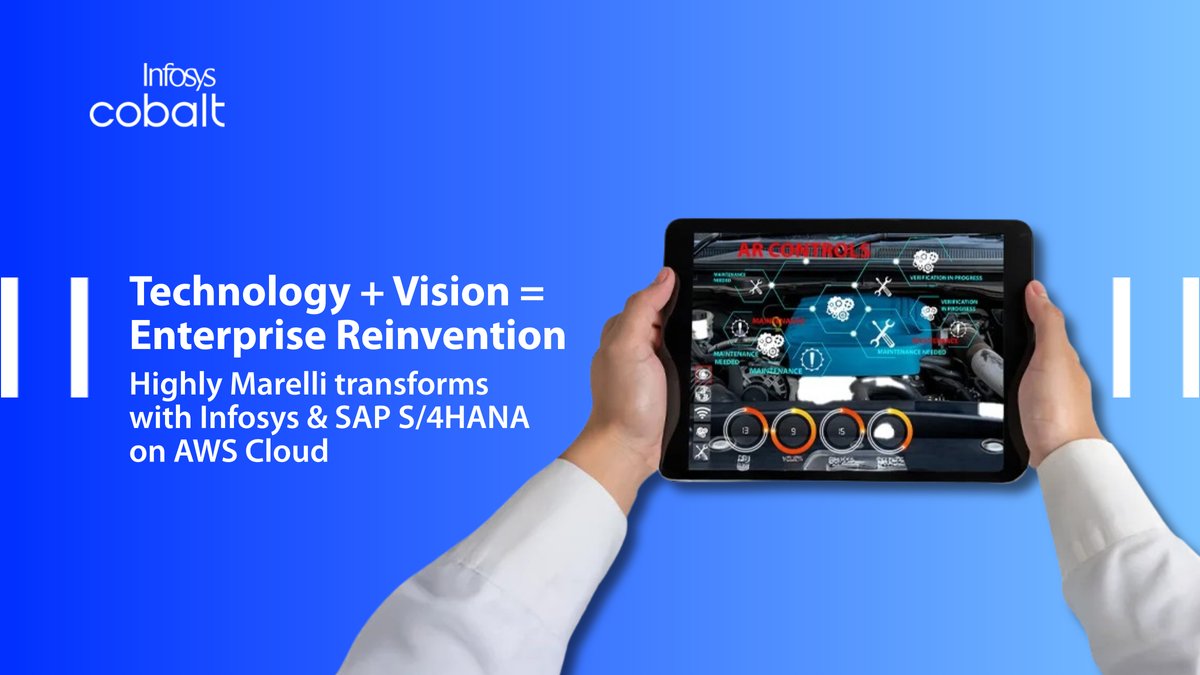 Infosys's tweet image. Highly Marelli reinvented global operations with Infosys &amp;amp; SAP S/4HANA on AWS Cloud—breaking silos, harmonizing processes, and driving agility.
Read how bold transformation fuels growth: infy.com/4ad8bUk
#DigitalTransformation #SAP #Cloud #InfosysKnowledgeInstitute…