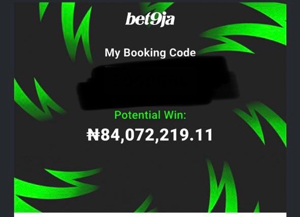 mrbayoa1's tweet image. Champions league ⚽️⚽️ on Bet9ja

3QGP6RZ: 10 odds
3QGLRW6: 400 odds
3QGJPF9: 500 odds

#Bet9jaCode