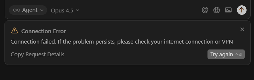 rip cursor 

has anyone else facing issues on <a href="/cursor_ai/">Cursor</a>?