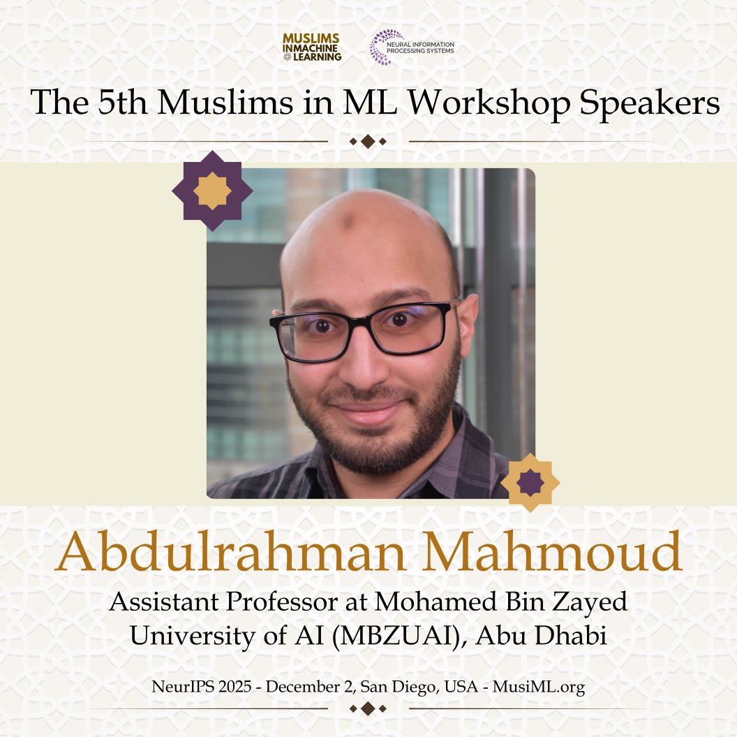 Muslims in ML Workshop tweet media