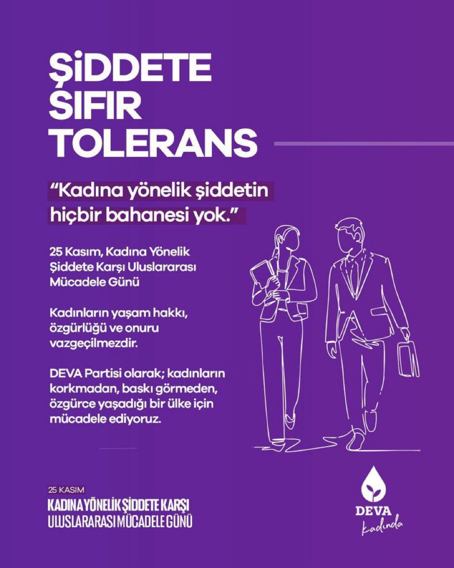 #KadınaŞiddeteSıfırTolerans 

<a href="/alibabacan/">Ali Babacan</a> <a href="/devapartisi/">DEVA Partisi</a> <a href="/istanbuldadeva/">DEVA Partisi İstanbul</a> <a href="/devakadinda/">DEVA Kadında</a>