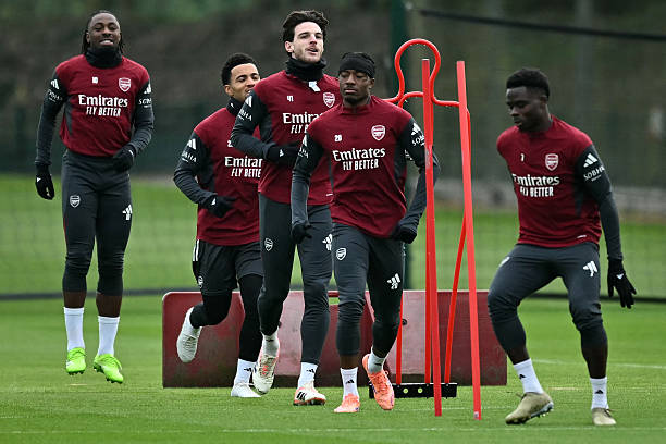 karthikadhaigal's tweet image. The English boys - Madueke Eze Saka Nwaneri and Rice in training

🏴󠁧󠁢󠁥󠁮󠁧󠁿