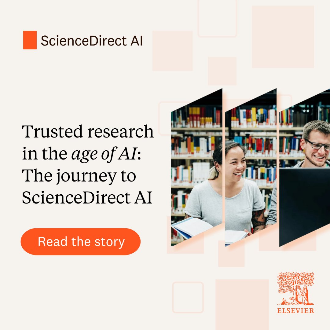 sciencedirect's tweet image. Built with researchers, for researchers. ScienceDirect AI combines verified content with expert insights to ensure integrity at every step.

Discover how collaboration shaped this trusted tool: spkl.io/6011AejGZ

#AIinResearch #Innovation #Elsevier