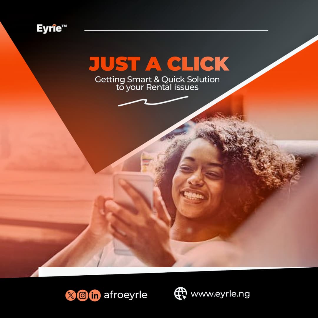 AfroEyrie's tweet photo. Say goodbye to rental headaches.

📲 Whether you're a tenant or landlord, we’ve got you covered — Your next home is just a click away

 Visit us at https://t.co/RzOhi0GQLK
🔗 Follow us: @afroeyrie on X, LinkedIn &amp; Instagram

hashtag#SmartRentals hashtag#PropTechNigeria hashtag https://t.co/VShsfS1f1C