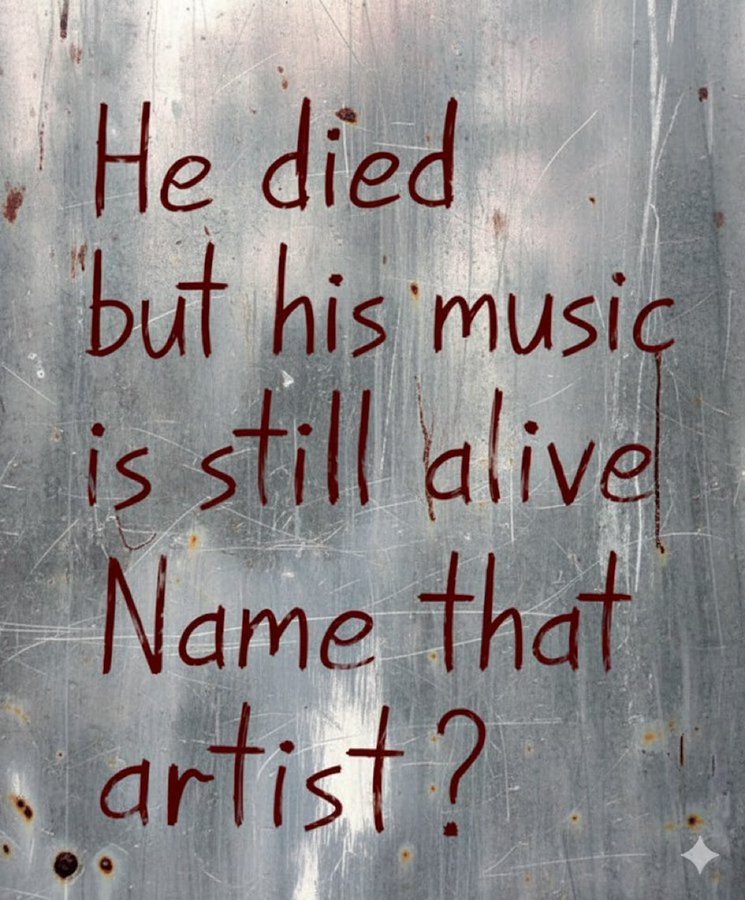 honeymoon250's tweet image. Name the artist