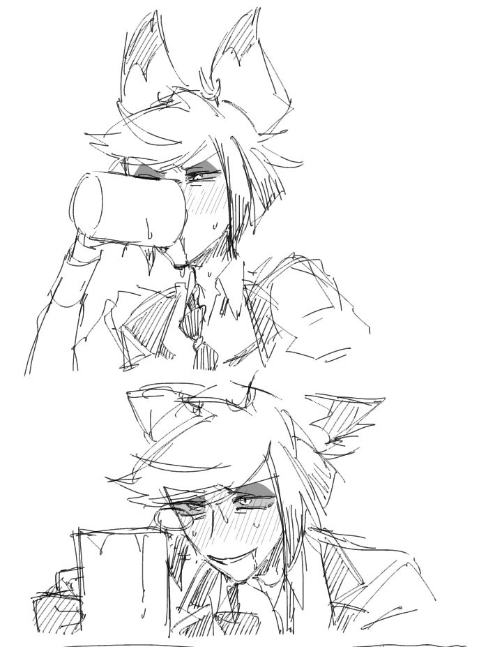 tensyokukinen's tweet image. こんならくがきごときにセンシティブ付けるのもな…って思ったけど 変態じゃないとセンシティブって思わないからこのまま投稿してもいいの 法の穴がガバいことが分かってしまいますよね なんですか？アルコール一気飲み🦌は急性アルコール中毒を誘発させるとか言うんですか？それは己の自制心が問題な