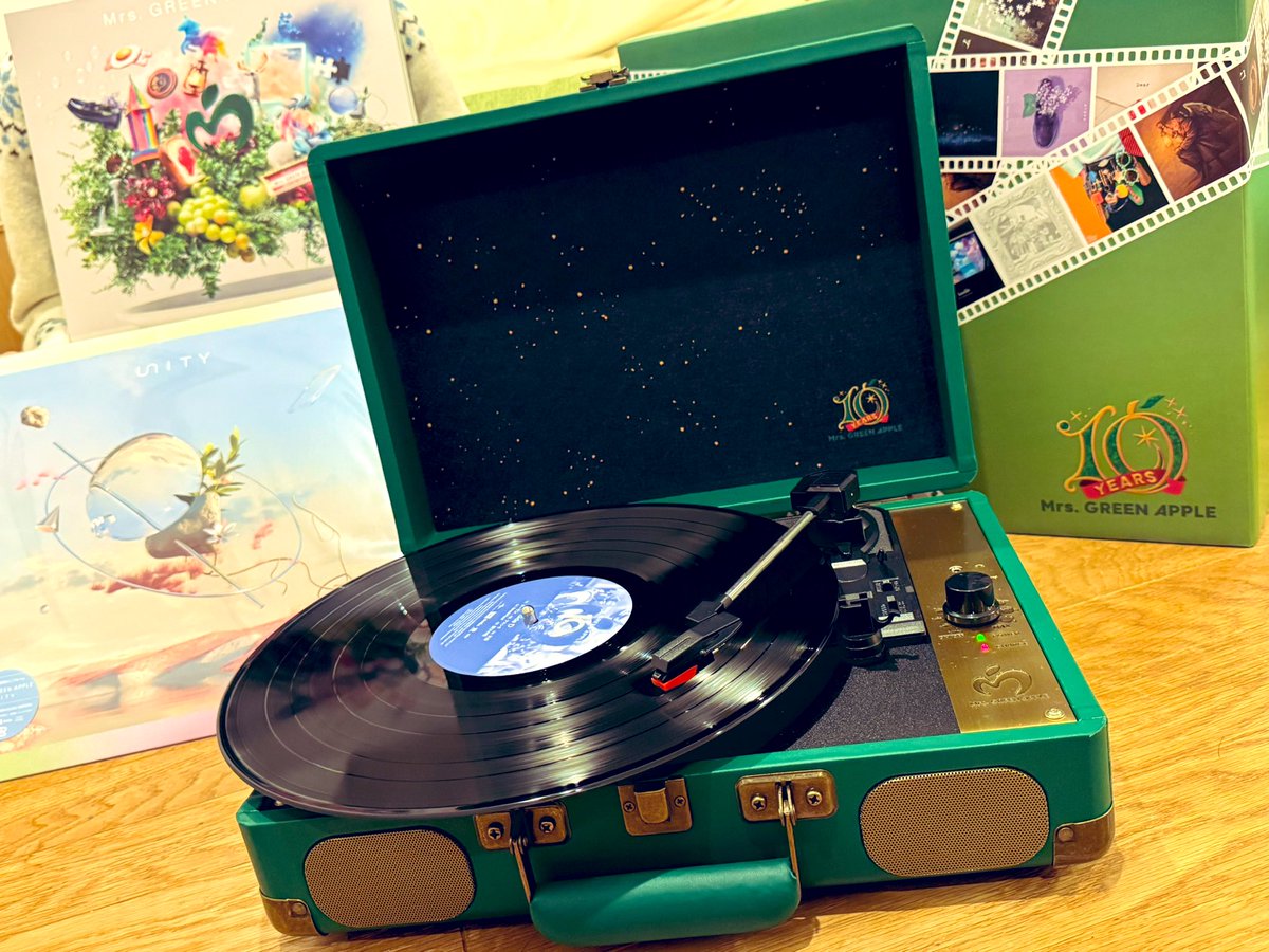 Mrs. GREEN APPLE ミセスグリーンアップル レコードプレーヤー Mrs