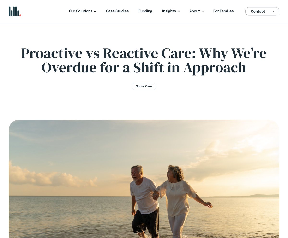 LilliSays's tweet image. Many unplanned hospital admissions, emergency visits or missed early signs of health deterioration are avoidable.

Proactive care can alleviate pressures off families and the health and care system - it’s time to move from response to prevention👇
eu1.hubs.ly/H0pXszg0