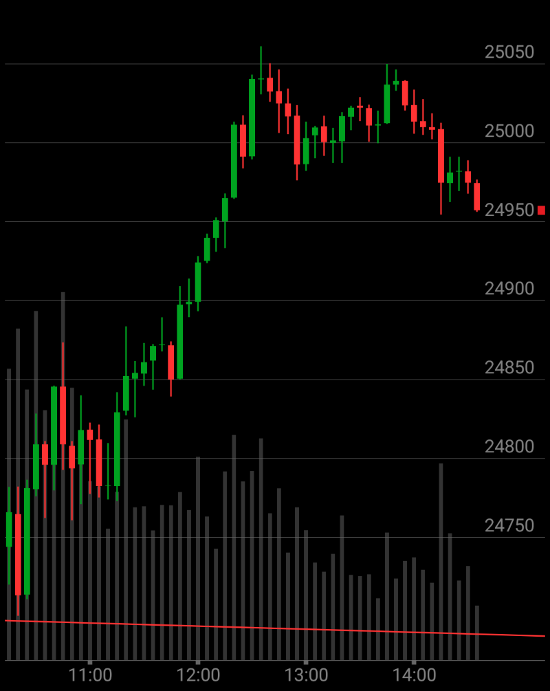 dongulfo's tweet image. I&apos;m checking out $/NQZ25 on #TOSMobile #chart @SchwabTrading