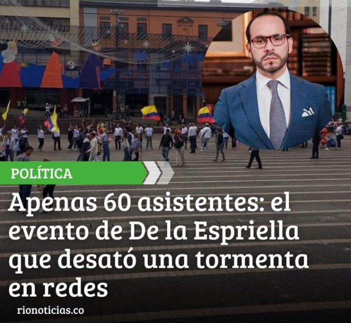 Abelardo de la Espriella no llena en Manizales que es más conservadora que Medellín.