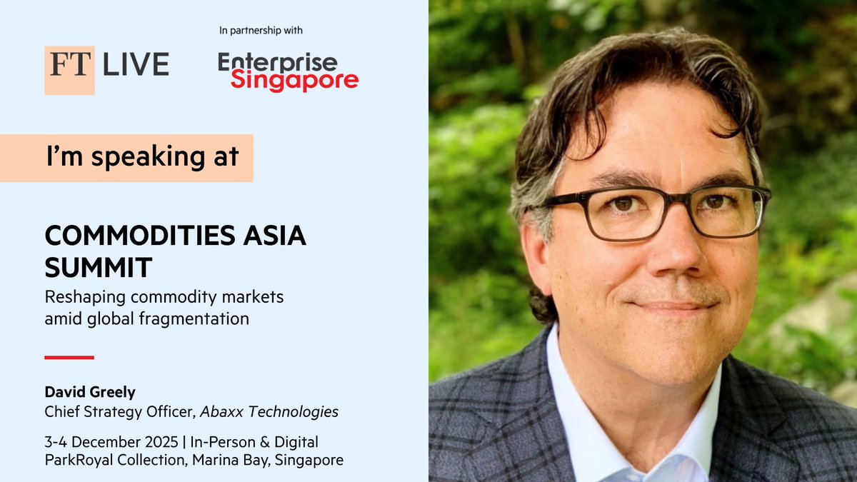 abaxx_exchange's tweet image. Volatility in Asia&apos;s LNG markets reflects structural shifts in supply, demand patterns, and geopolitical risk. 

Next week, Chief Economist @DavidGreely joins the #FTCommodities Asia Summit to examine the forces shaping price discovery in the region.