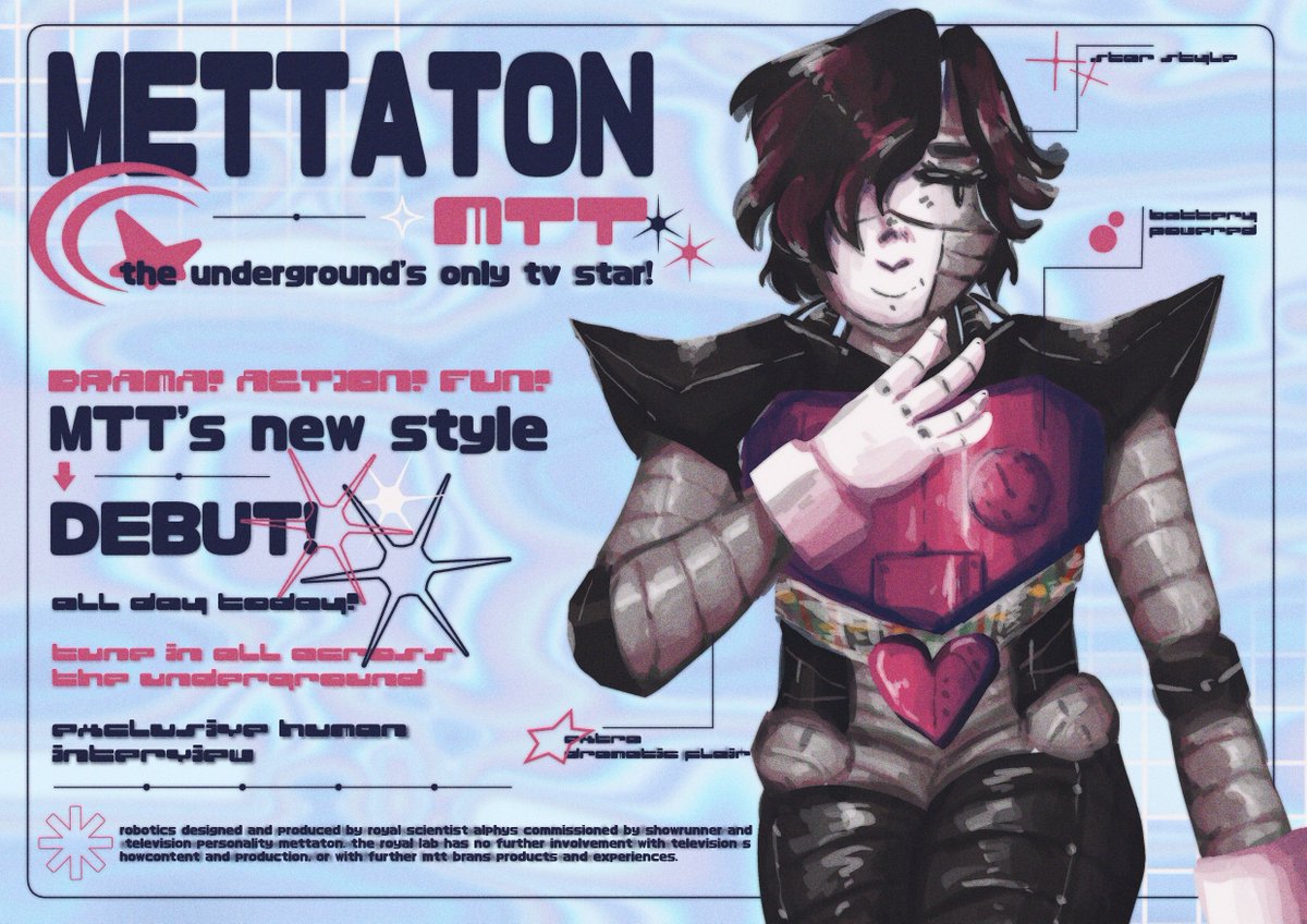 the underground's idol! #mettaton #undertale