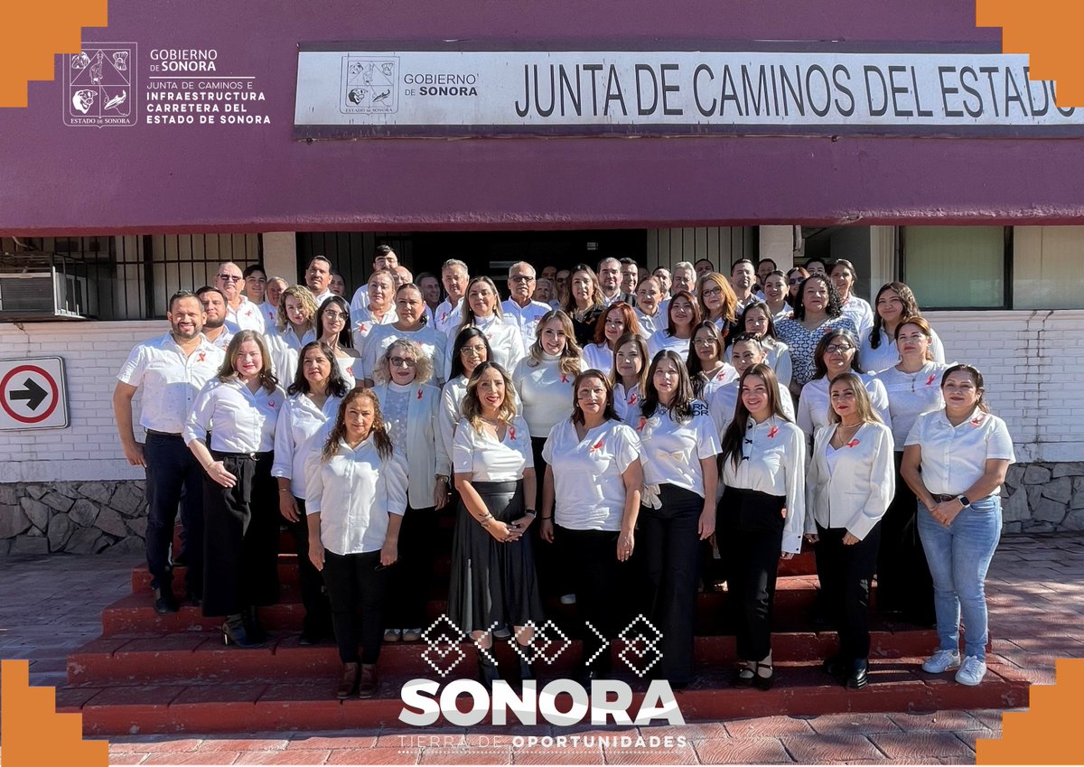 La Junta de Caminos e Infraestructura Carretera del Estado de Sonora se une a la conmemoración del Día Internacional de la Eliminación de la Violencia contra las Mujeres y las Niñas. Construyamos juntos caminos de respeto, igualdad y paz.🧡
#25N #PintaElMundoDeNaranja #DíaNaranja
