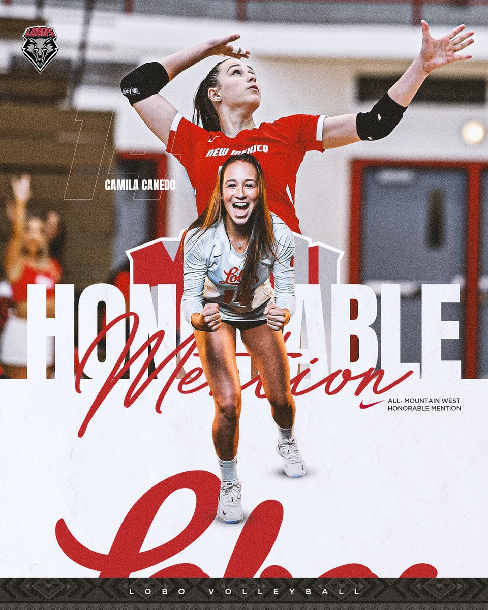 Camila Canedo: 𝗔𝗹𝗹-𝗠𝗪 𝗛𝗼𝗻𝗼𝗿𝗮𝗯𝗹𝗲 𝗠𝗲𝗻𝘁𝗶𝗼𝗻 🏐🏔️

#GoLobos