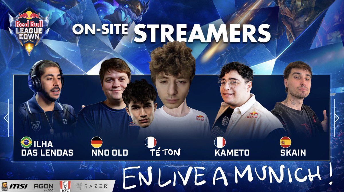 TraytonTV's tweet image. On avait encore besoin de mes talents…

 🚨 LIVE EN DIRECT DE MUNICH FEAT 3XA POUR LE LEAGUE OF ITS OWN 🚨