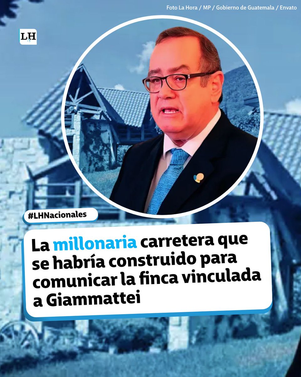#SiNoLoViste  | Tras los allanamientos efectuados por el MP en una finca vinculada al expresidente Giammattei, llamó la atención el hallazgo de un tramo carretero valorado en Q91 millones, que habría sido mejorado con el fin de facilitar el acceso al inmueble. Aquí los detalles
