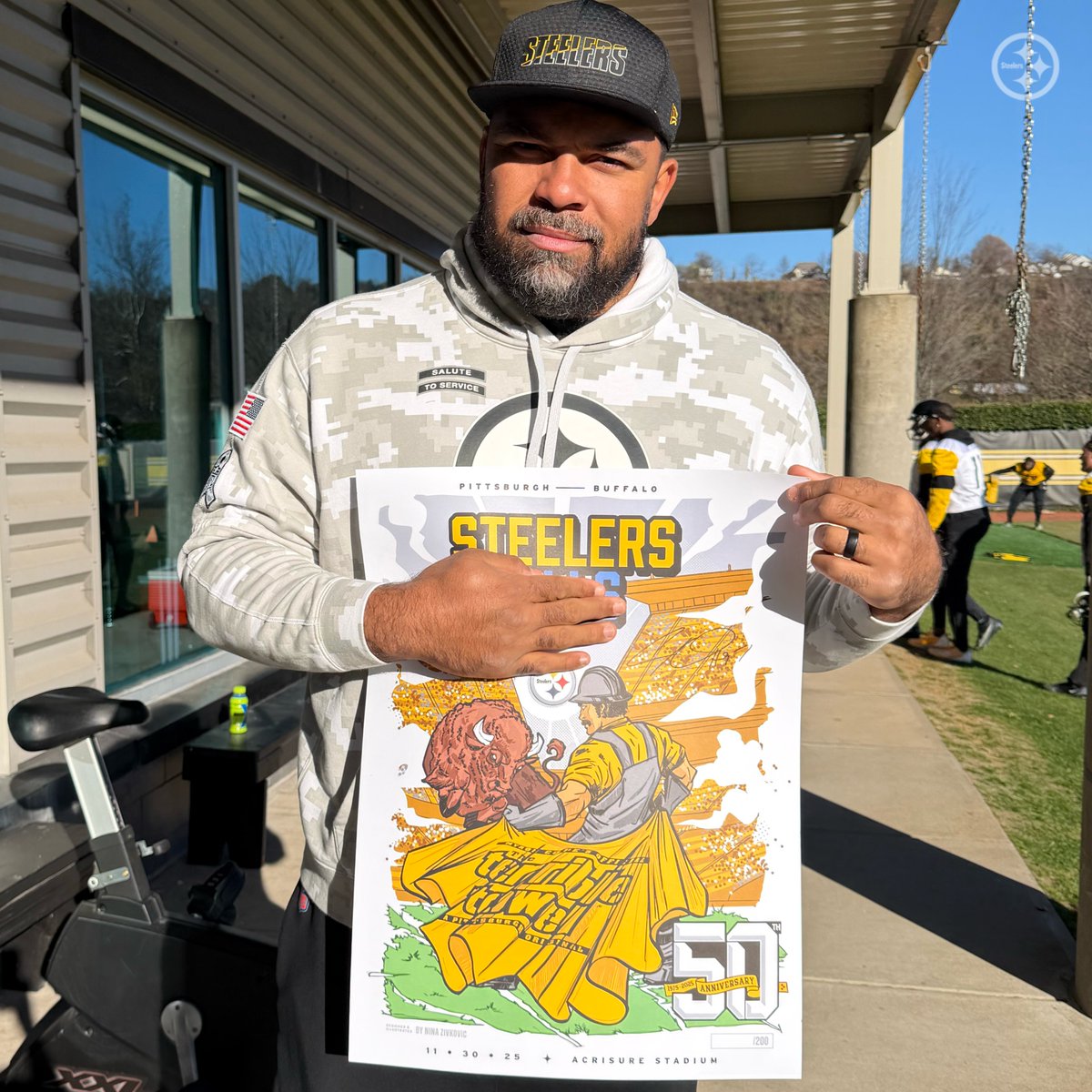 steelers's tweet image. RP for your chance to win this signed @CamHeyward Week 13 gameday poster‼️

Get yours at the @SteelersShop ➡️ bit.ly/47pLw5l
