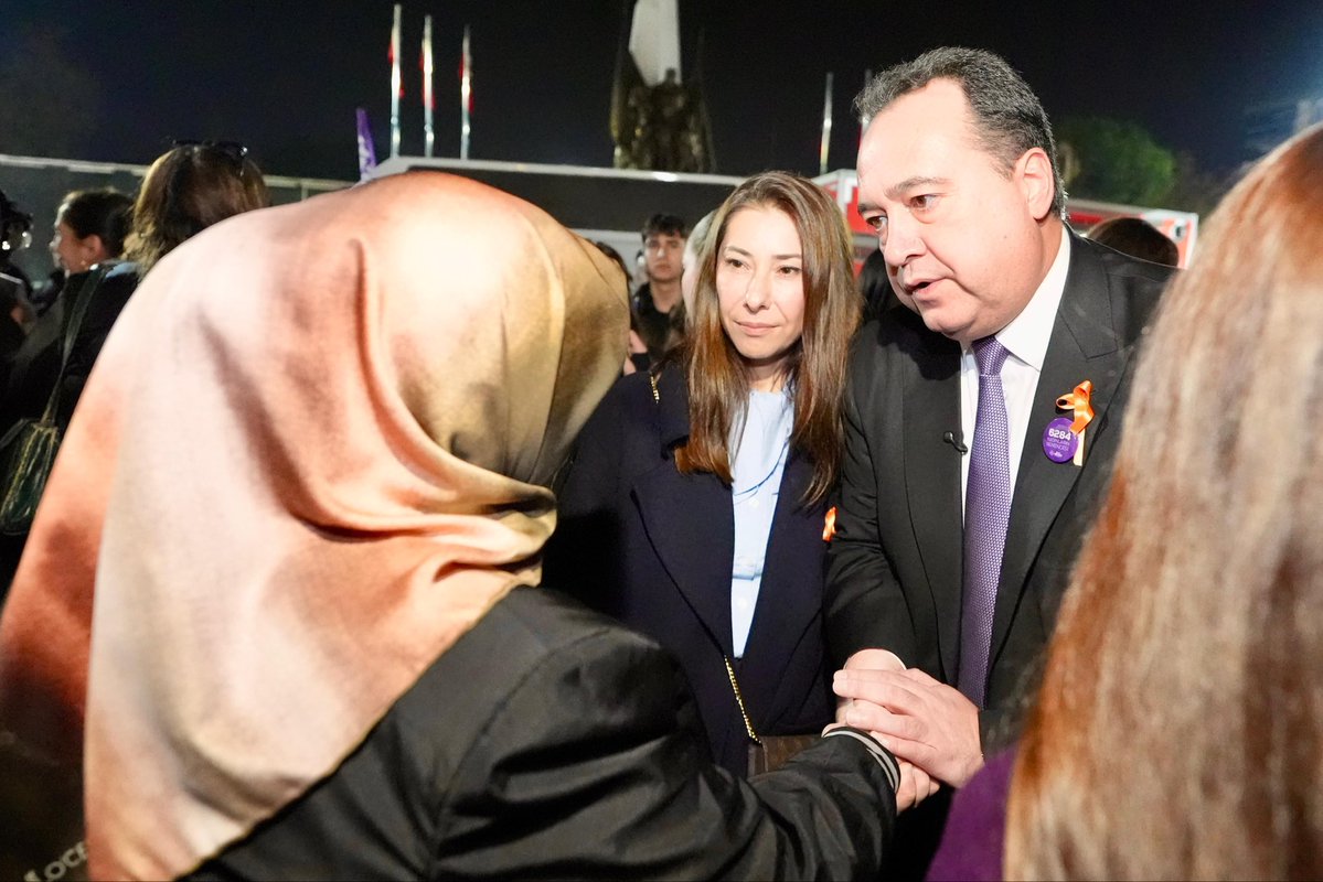 besimecz's tweet image. 25 Kasım Kadına Yönelik Şiddetle Uluslararası Mücadele Günü’nde, kadınlara yönelik şiddeti önlemek ve toplumsal farkındalık yaratmak için düzenlenen yürüyüşte hep birlikte #KadınaŞiddeteHayır dedik.

Kadına yönelik şiddetin, ayrımcılığın ve sömürünün tamamen son bulduğu;…