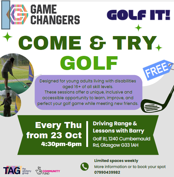 Take a look at some fun activities on offer for our pupils with ASN. 💃⛳️🏏