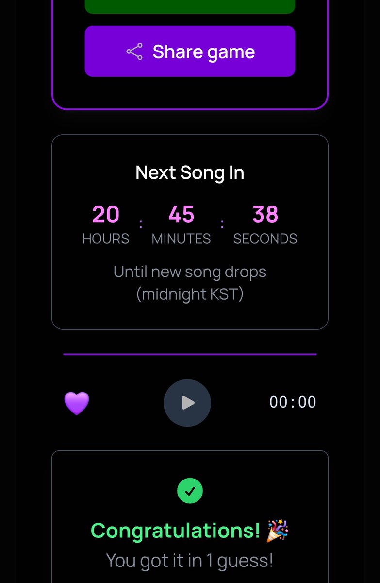 Bangtan_ing's tweet image. 💜🫰🏻

#BTSHeardle48 b-cd.app/heardle
#FilmOut19 b-cd.app/filmout 
#BTSis7 #bts @BTS_twt