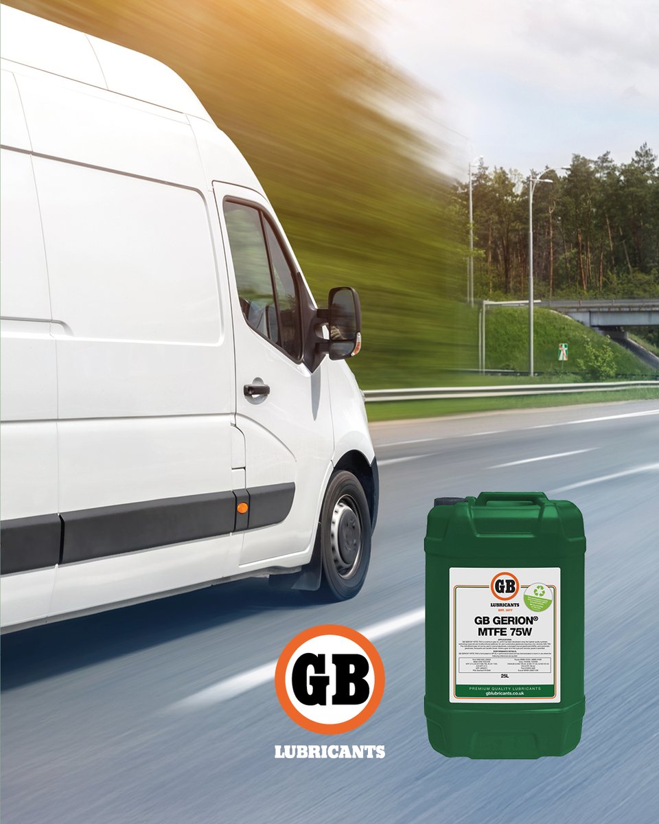 GB GERION MTFE 75W is a premium gear oil with synthetic technology base oils and multifunctional additives. Designed for gearboxes requiring SAE 75W, it ensures fuel-efficient performance in manual, AMT, semi-automatic, transaxles and transfer boxes.

#van | #lubricant | #fleet