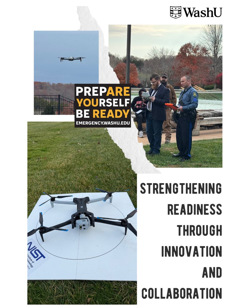 Nick Allen shared how GIS + UAS enhance mitigation, preparedness, response &amp; recovery—supporting smarter planning, real-time awareness, and strong regional partnerships. Building a safer, more resilient campus community every day.

#WashUReady #washu #emergencymanagement