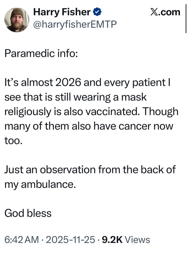 HeyNurseKat's tweet image. Potato.
Cancer patients are often highly immunocompromised and susceptible to infection. They know this so they take precautions. 
You are an utter potato.