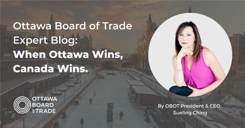 ottawabot's tweet image. OBOT President and CEO Sueling Ching highlights this in an expert blog for @obj_news that explores how Ottawa’s opportunity can create a ripple effect across the country. Discover how we can turn opportunity into impact: ow.ly/vXgN50XxFZP