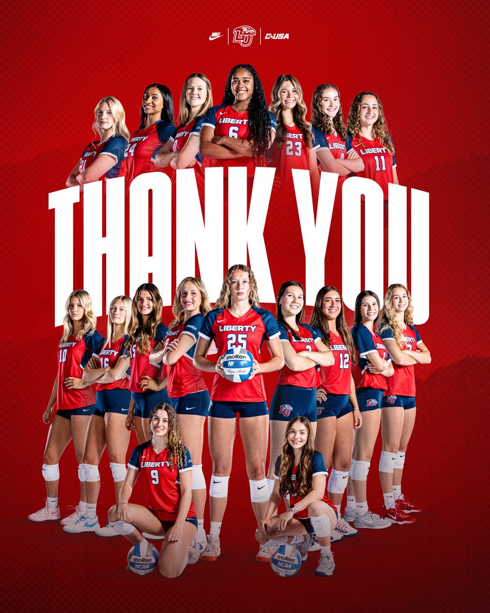 Liberty Volleyball tweet media