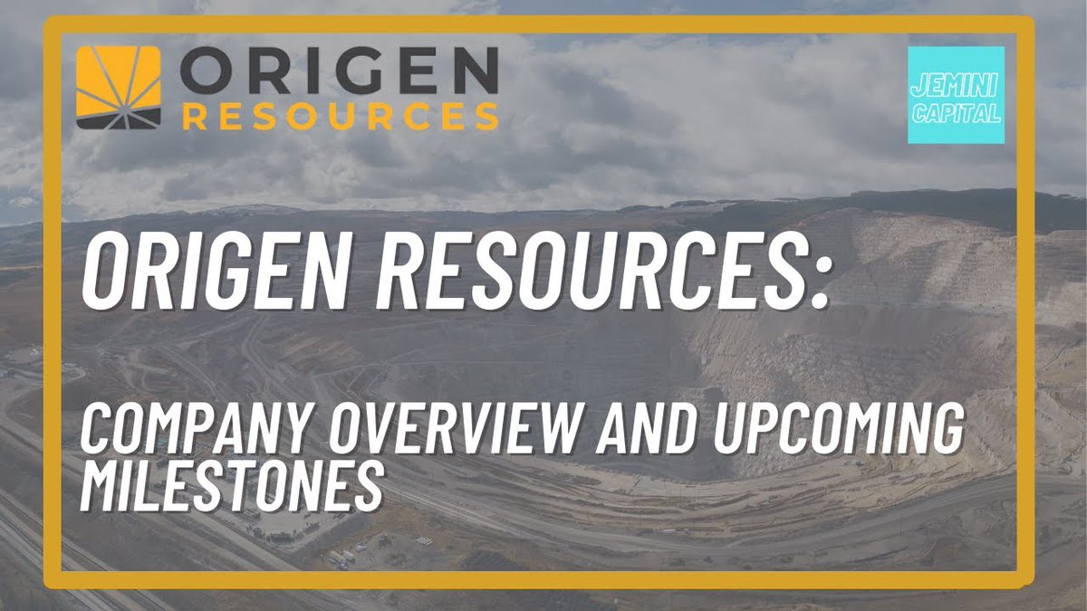 OrigenRes's tweet image. 🌍 Exciting update from $ORGN  🎥 CEO &amp;amp; Director Gary Schellenberg sat down for an interview to walk investors through our dynamic portfolio—including our latest rare earth project in Brazil. 
With critical-earth elements now key to clean-energy transition and technology supply…