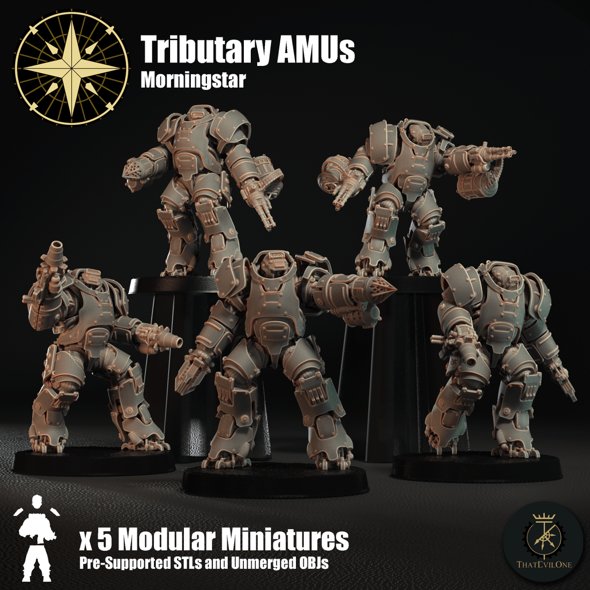 Tributaries in AMU's available now in US and UK as well as STLs! 

Links are here:

projectmorningstar.net/miniatures/

#miniatures #blackfridaysale #projectmorningstar