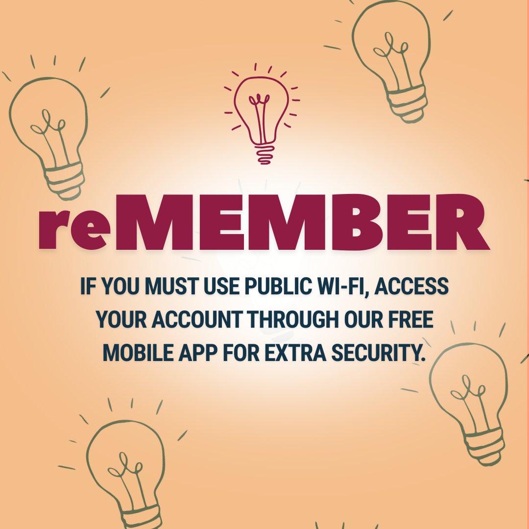 GoFCCCU's tweet image. 🚫 Public Wi-Fi isn’t as safe as it seems!

Stay protected wherever you go. Download our free mobile app today: gofirstclass.org/resources/mobi…

#firstclassccu