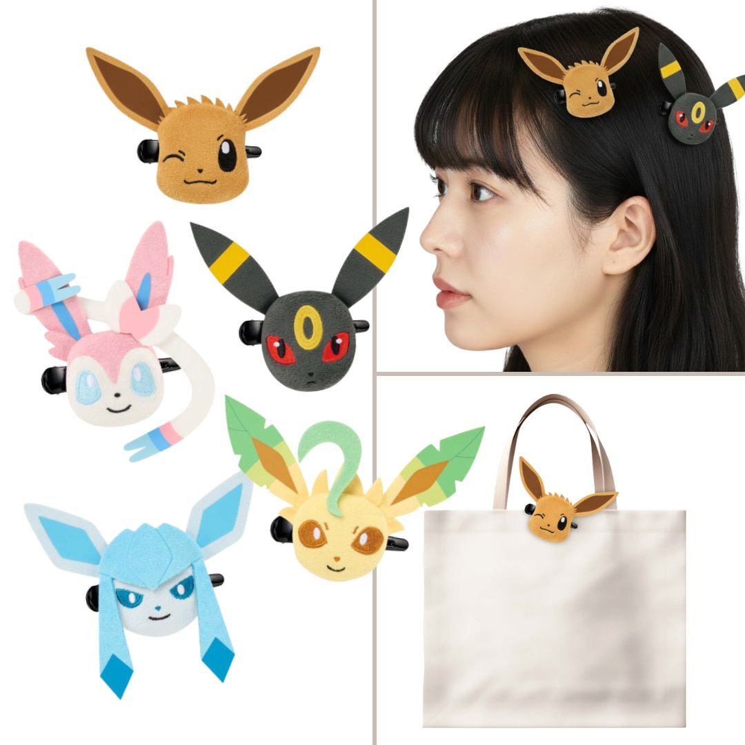 mecchaJP's tweet image. Pokémon Plush Hair Clip - Eevee &amp;amp; Friends Face - Check them out at the link below!
🛑 buff.ly/n8tEDUt