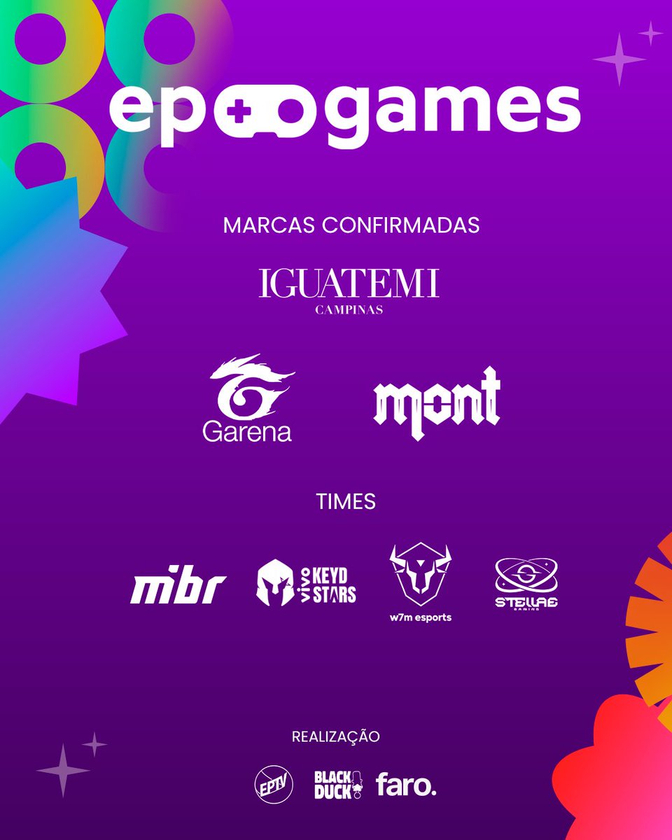 Chegou a hora, tropa

Squad montado? Cal alinhada? Mira em dia?! Então é pra cá que vocês vêm: as incrições do campeonato de <a href="/FreeFireBR/">Garena Free Fire Brasil</a> do EP Games estão liberadas!

Acesse epgames.com.br e confira o regulamento.

#Epgames #Freefire #eSports