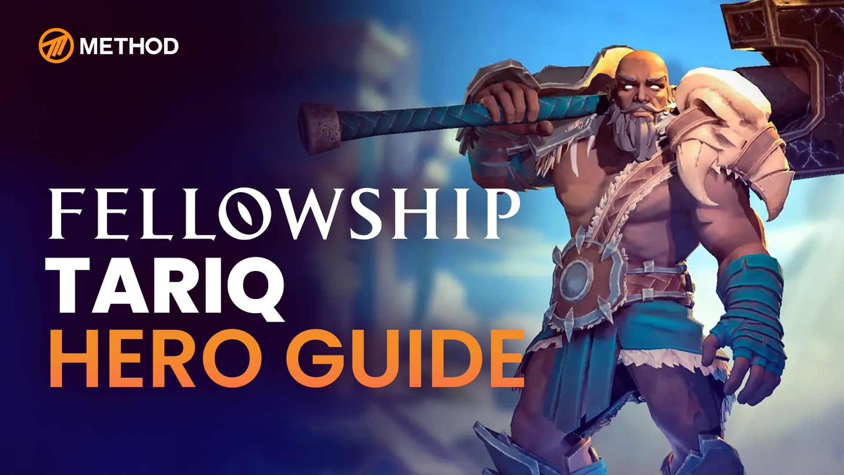Method's tweet image. Looking to pick up Tariq in Fellowship?

We just uploaded our Tariq Hero Guide by @ImmonatePOV on YT 🫡

Give it a watch ⬇️
youtu.be/ZdbAzqZ7RqA